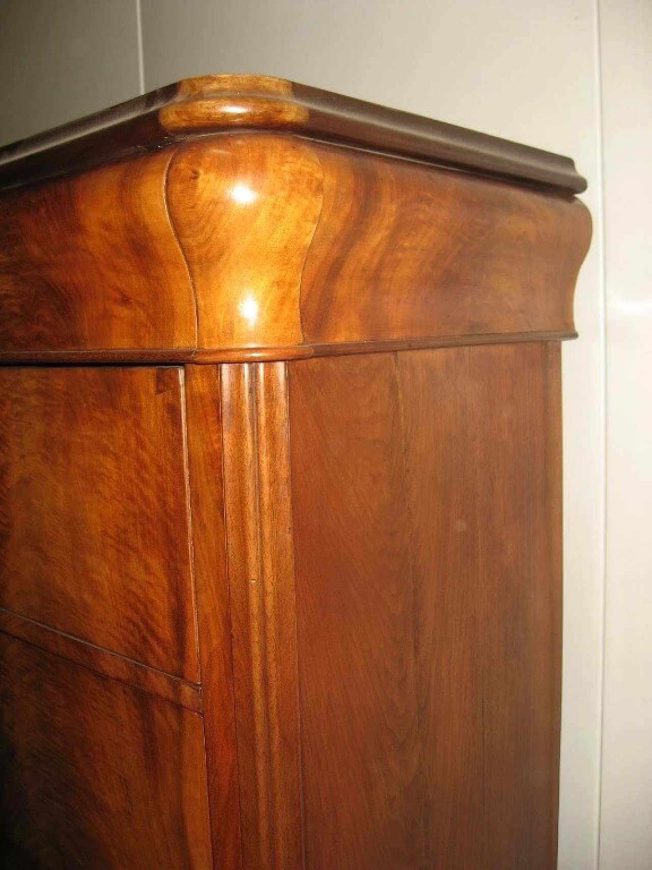 Secretaire in mogano biondo, '800 1218116