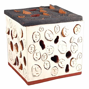 Scultura in terracotta The Cube n. 1959 di Alberto De Braud, 2004