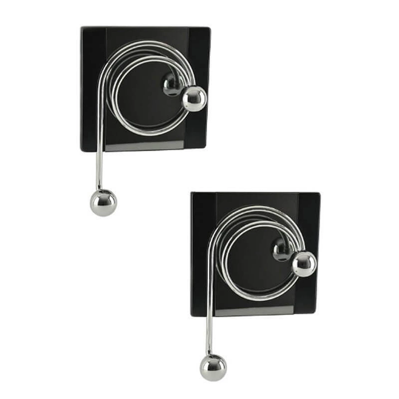 Pair of coat racks designed by Willy Rizzo, 1970s 1219249