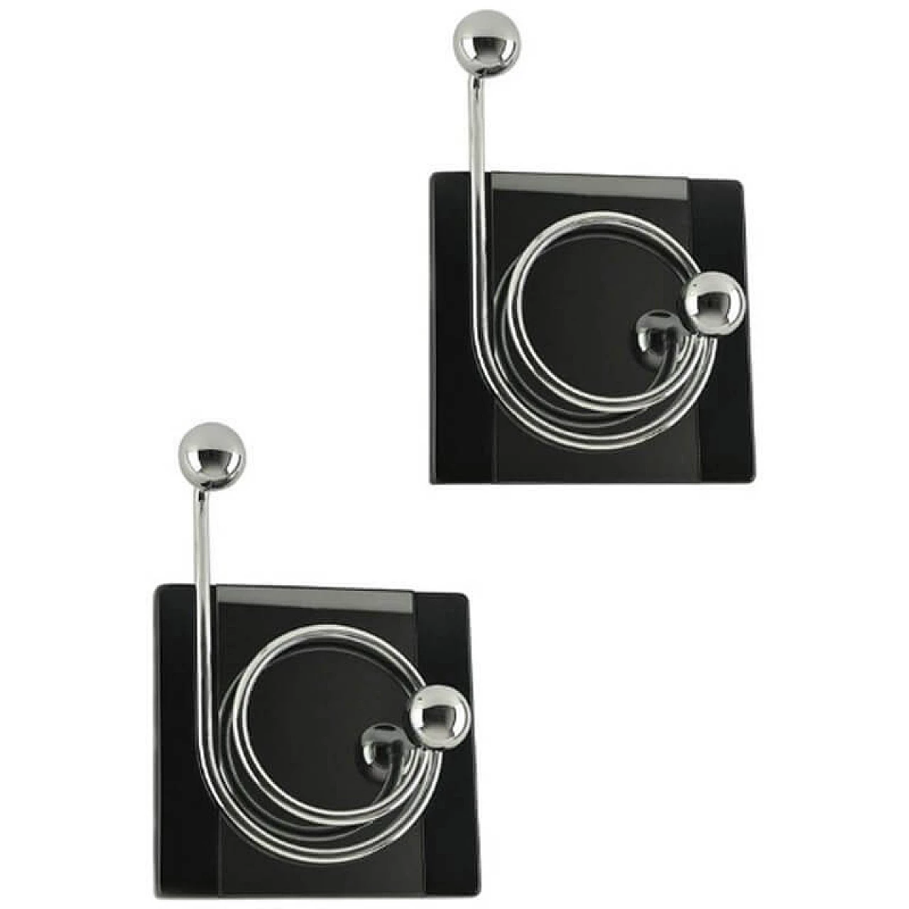 Pair of coat racks designed by Willy Rizzo, 1970s 1219250