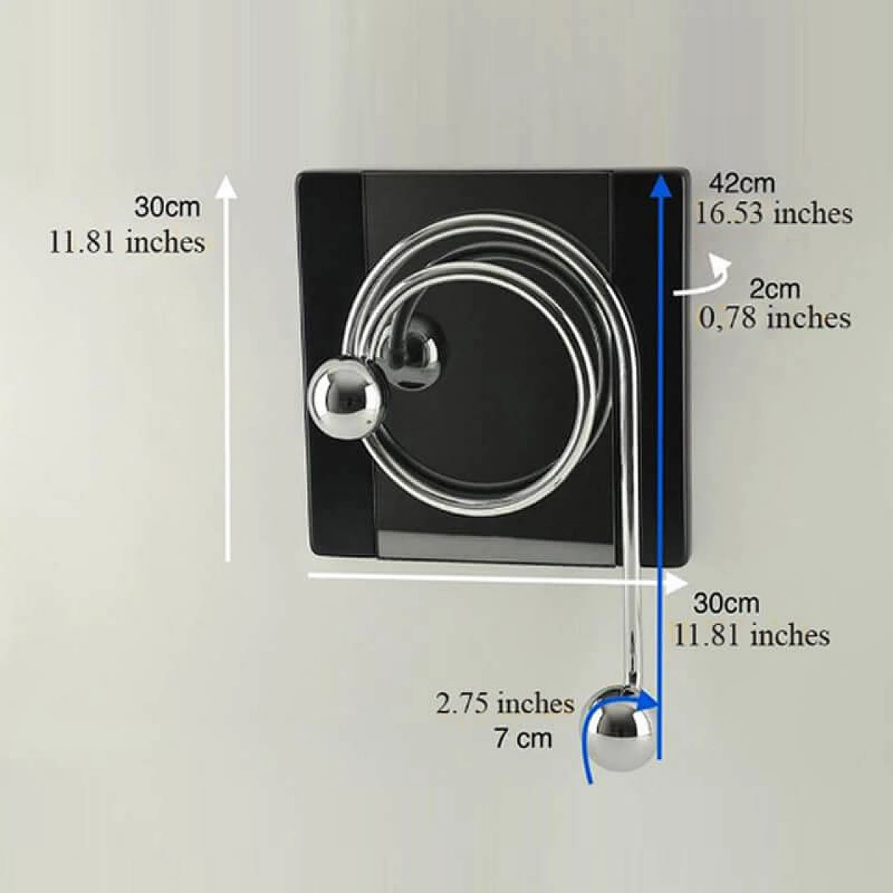 Pair of coat racks designed by Willy Rizzo, 1970s 1219253