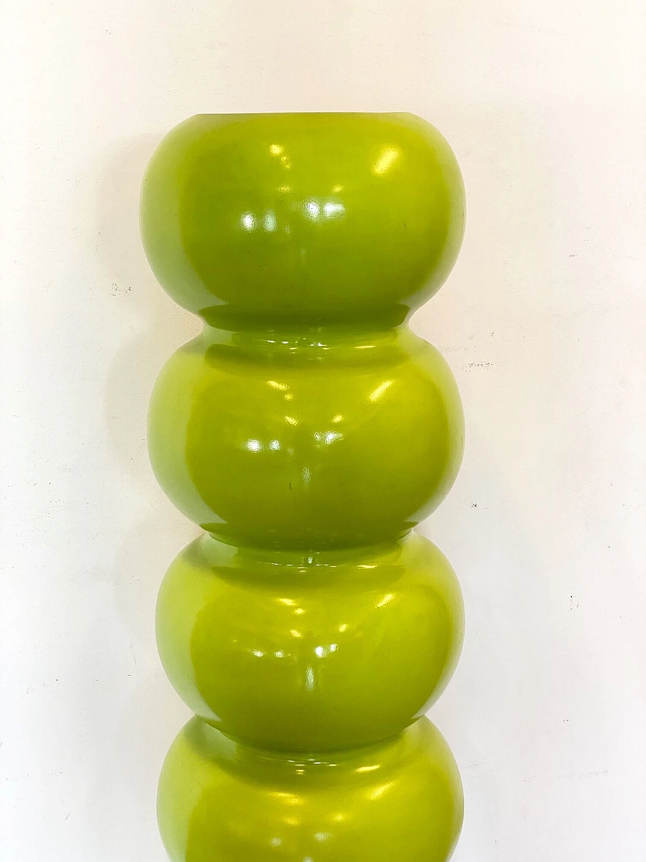 Large vase in glazed terracotta, 80s 1219386