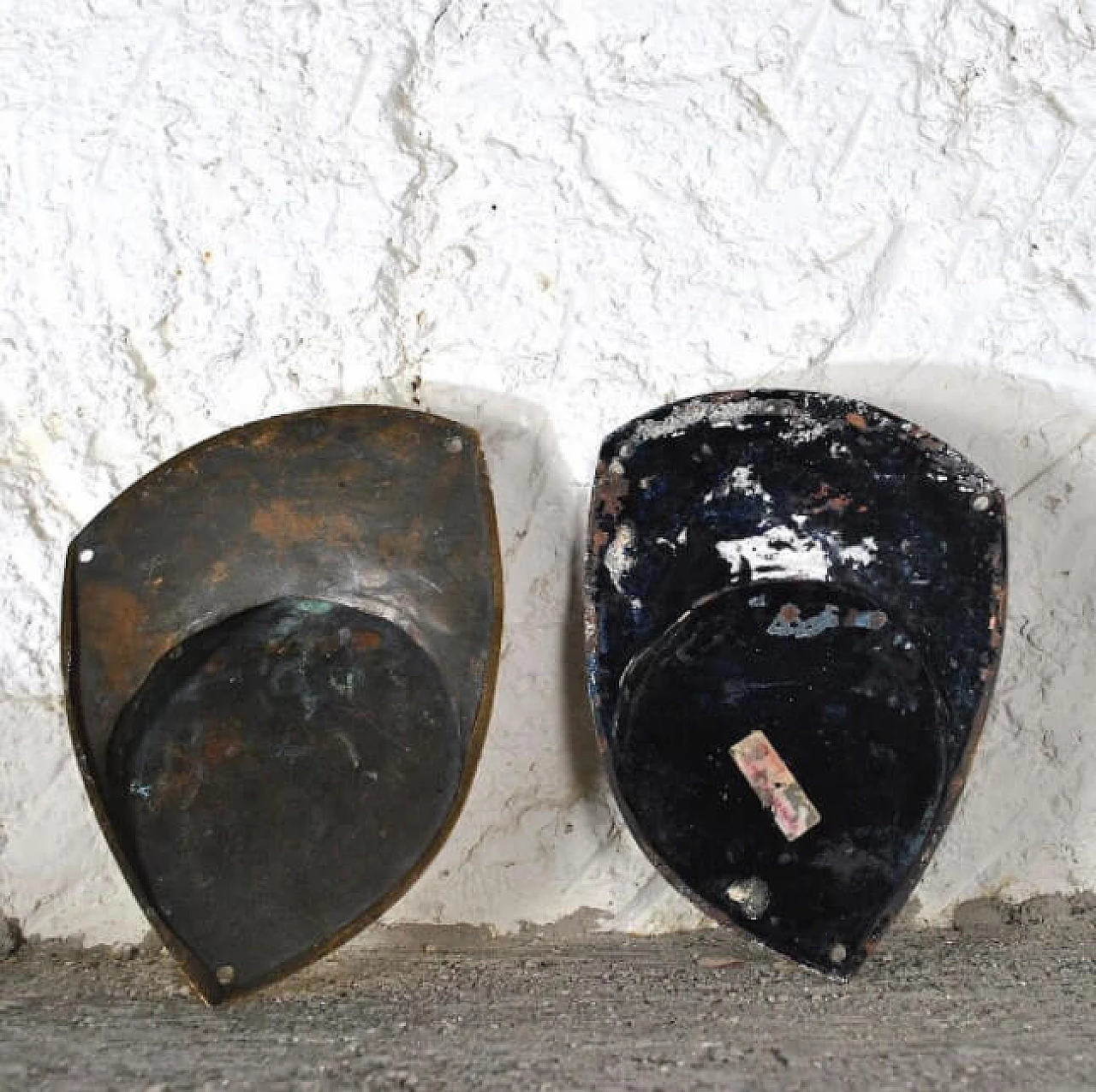 Pair of brass handles, 60s 1219688