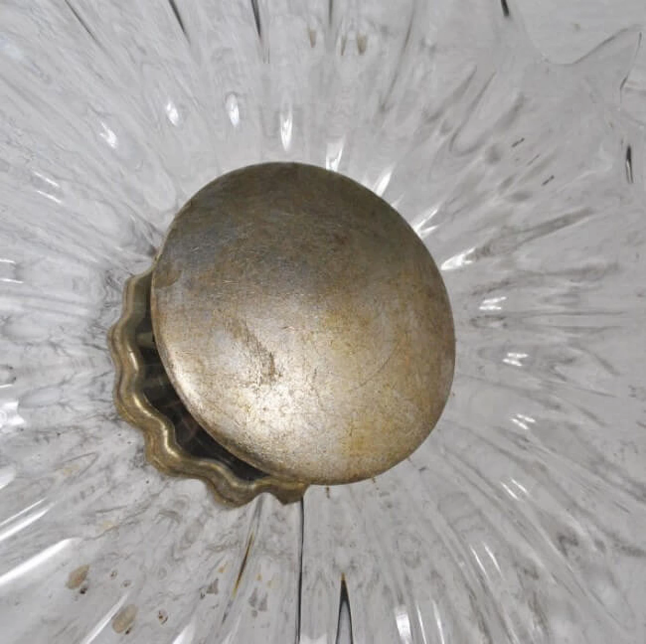 Applique in vetro e metallo, anni '60 1219773