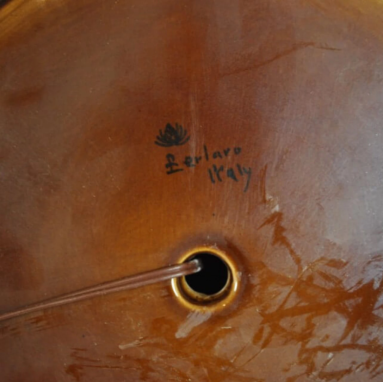 Ceramic table lamp by Ferlaro, 60s 1219862