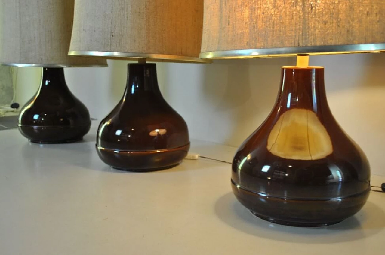 Ceramic table lamp by Ferlaro, 60s 1219863