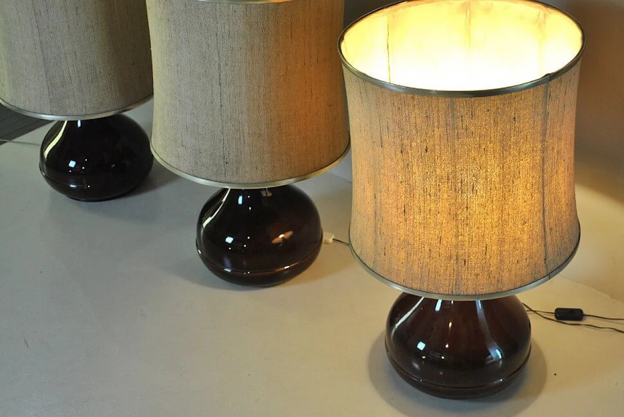 Ceramic table lamp by Ferlaro, 60s 1219864
