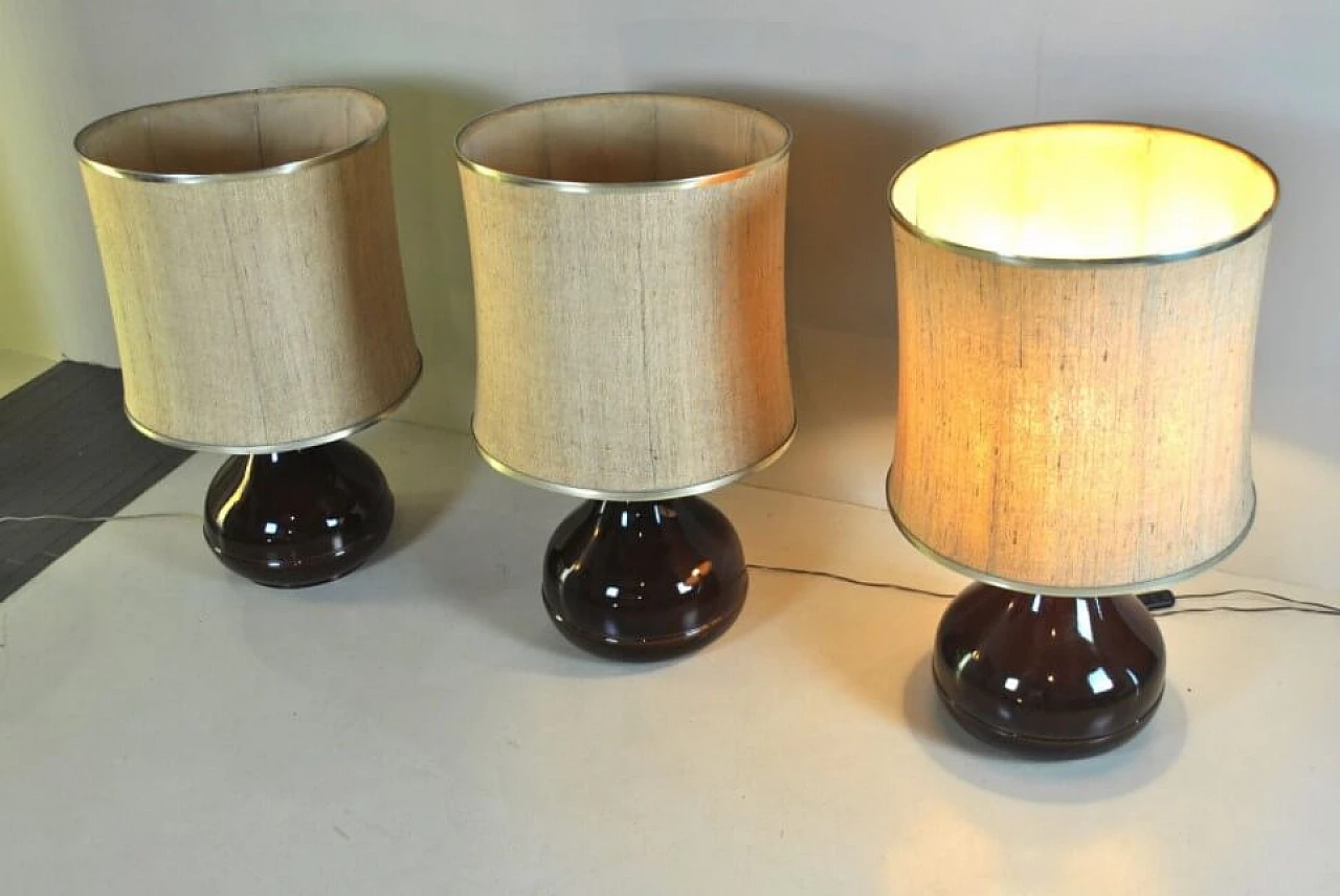 Ceramic table lamp by Ferlaro, 60s 1219865