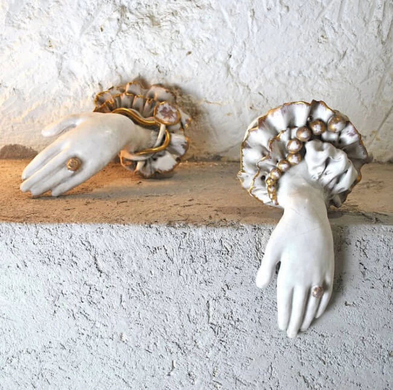 Pair of Art Deco ceramic sculptures, 30s 1220119