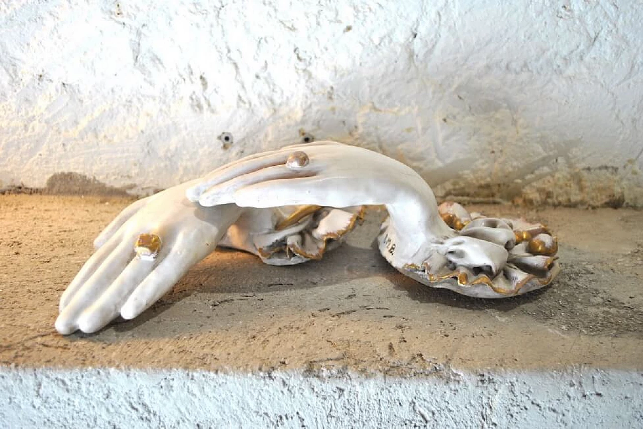 Pair of Art Deco ceramic sculptures, 30s 1220121