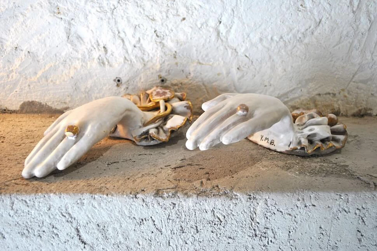 Pair of Art Deco ceramic sculptures, 30s 1220122