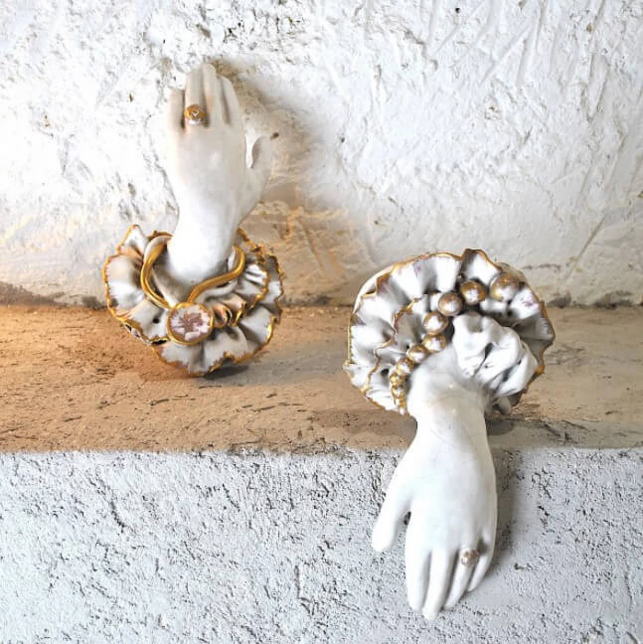 Pair of Art Deco ceramic sculptures, 30s 1220124