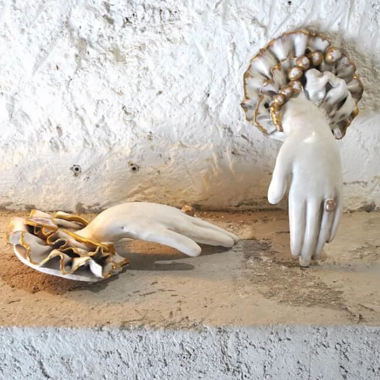 Pair of Art Deco ceramic sculptures, 30s 1220126