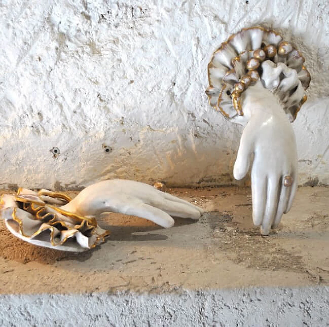 Pair of Art Deco ceramic sculptures, 30s 1220127