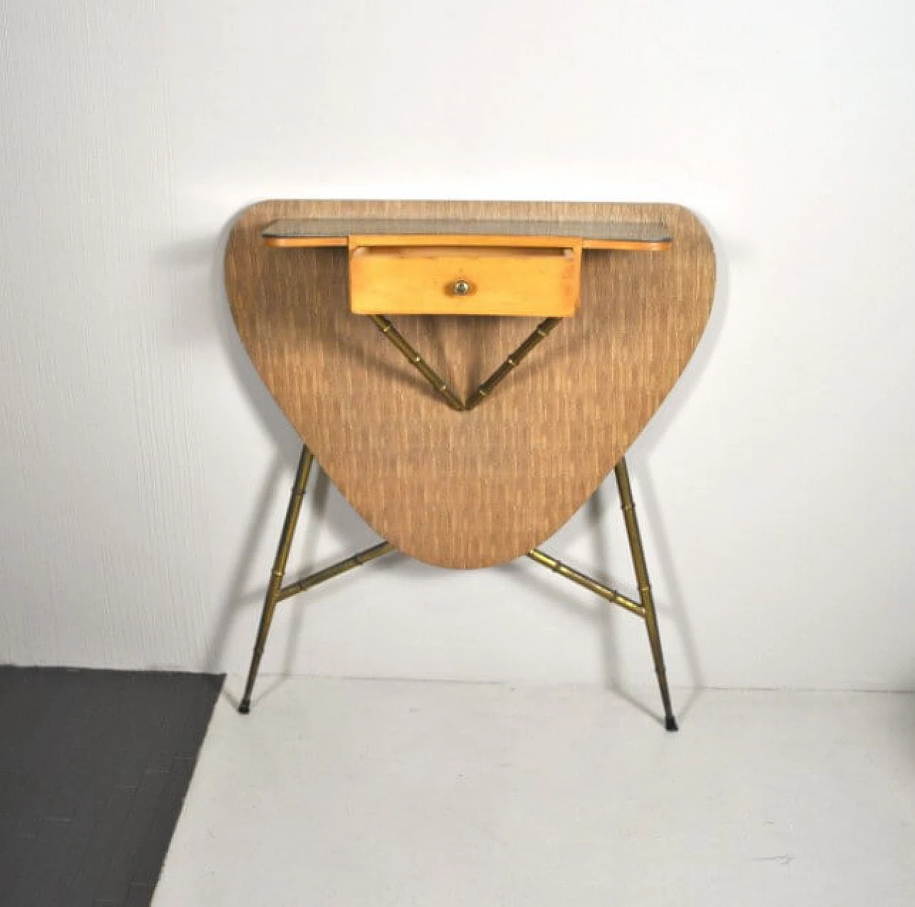 Maple console table, 60s 1220169