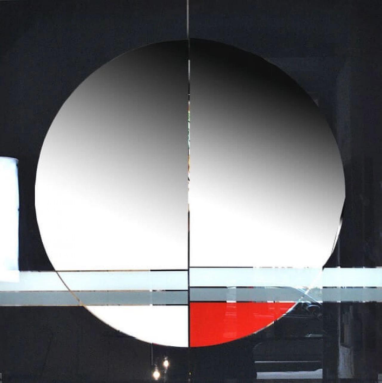 Specchio Morphos di Eugenio Carmi per Acerbis, anni '80 1220192