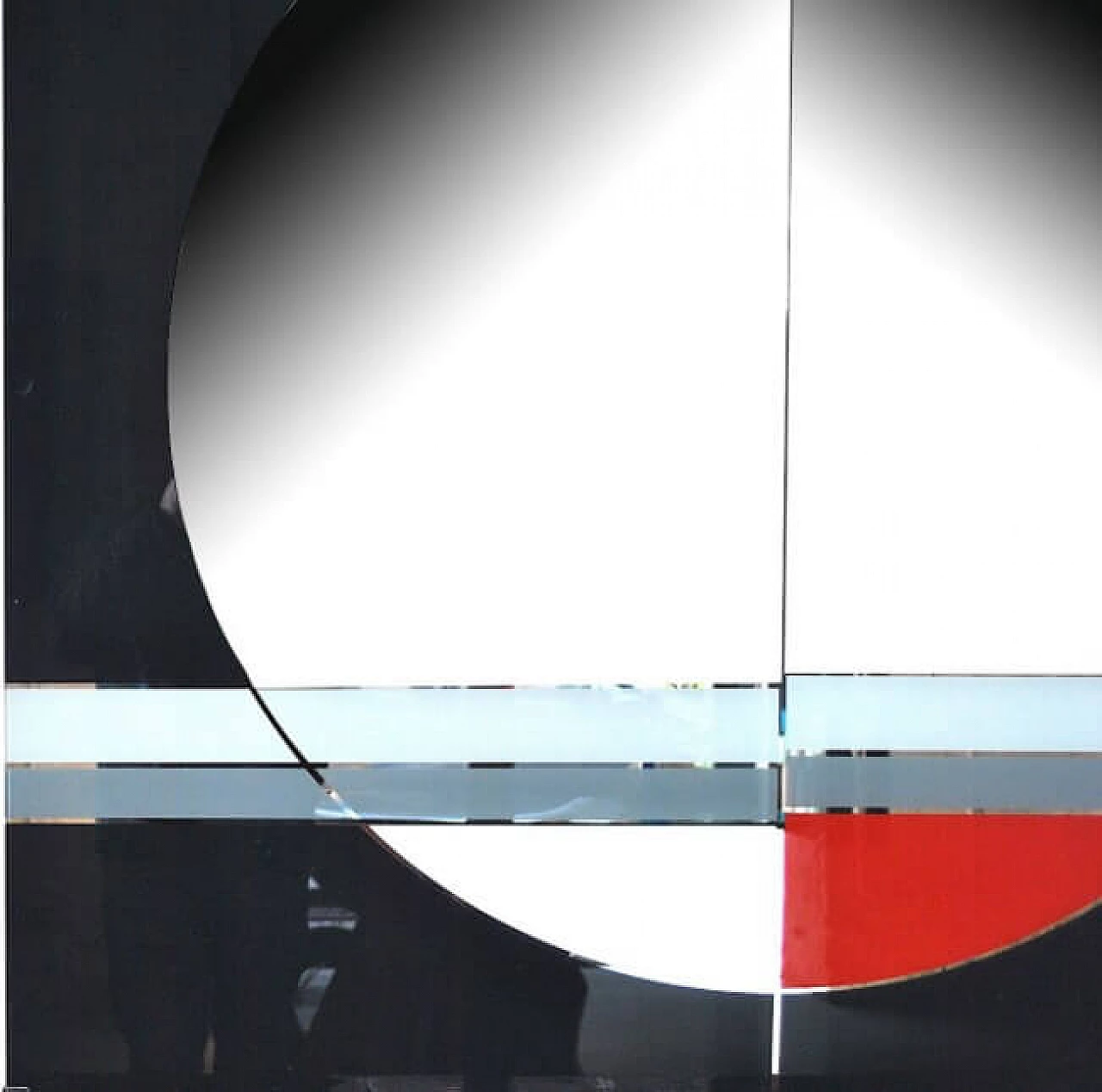 Specchio Morphos di Eugenio Carmi per Acerbis, anni '80 1220195