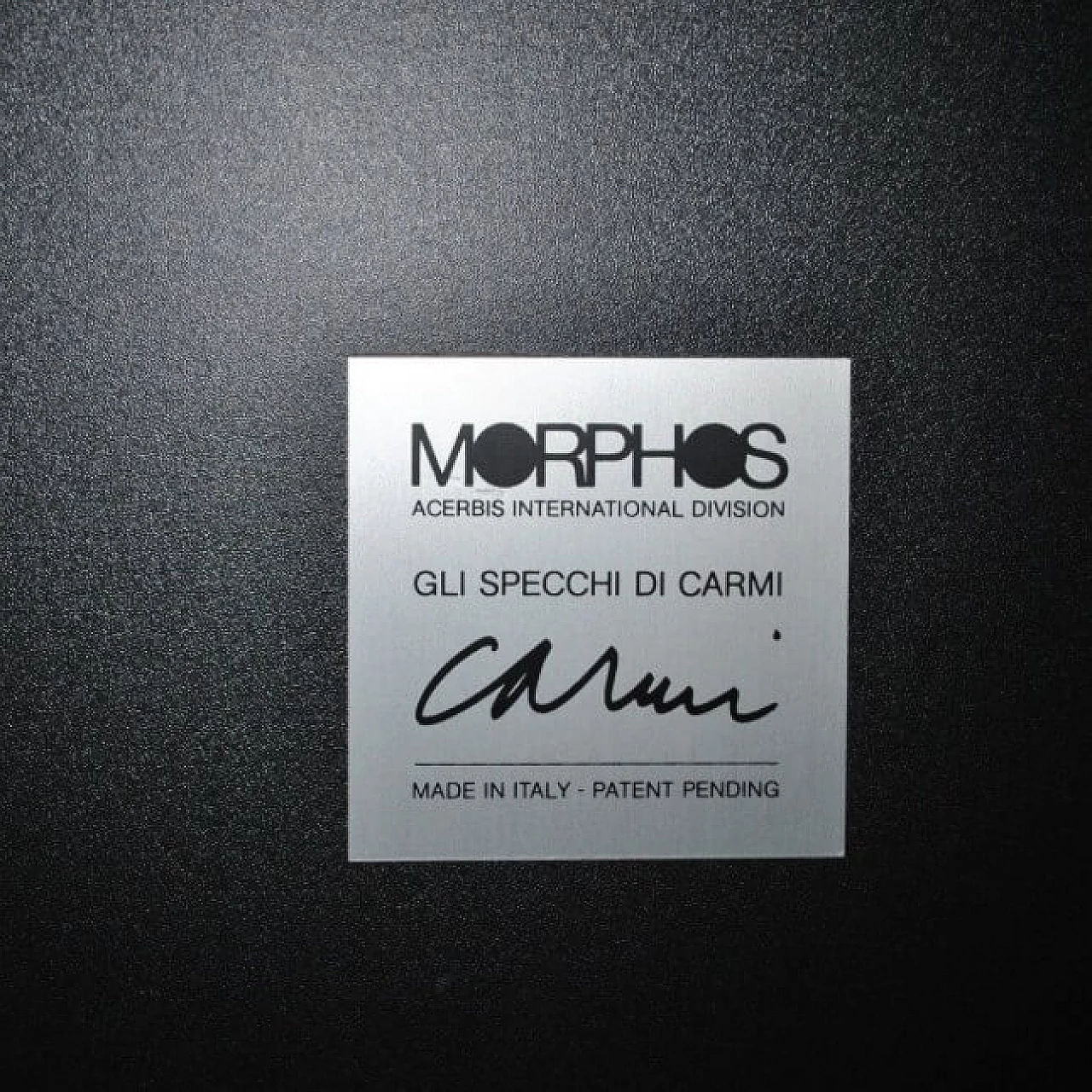 Specchio Morphos di Eugenio Carmi per Acerbis, anni '80 1220196