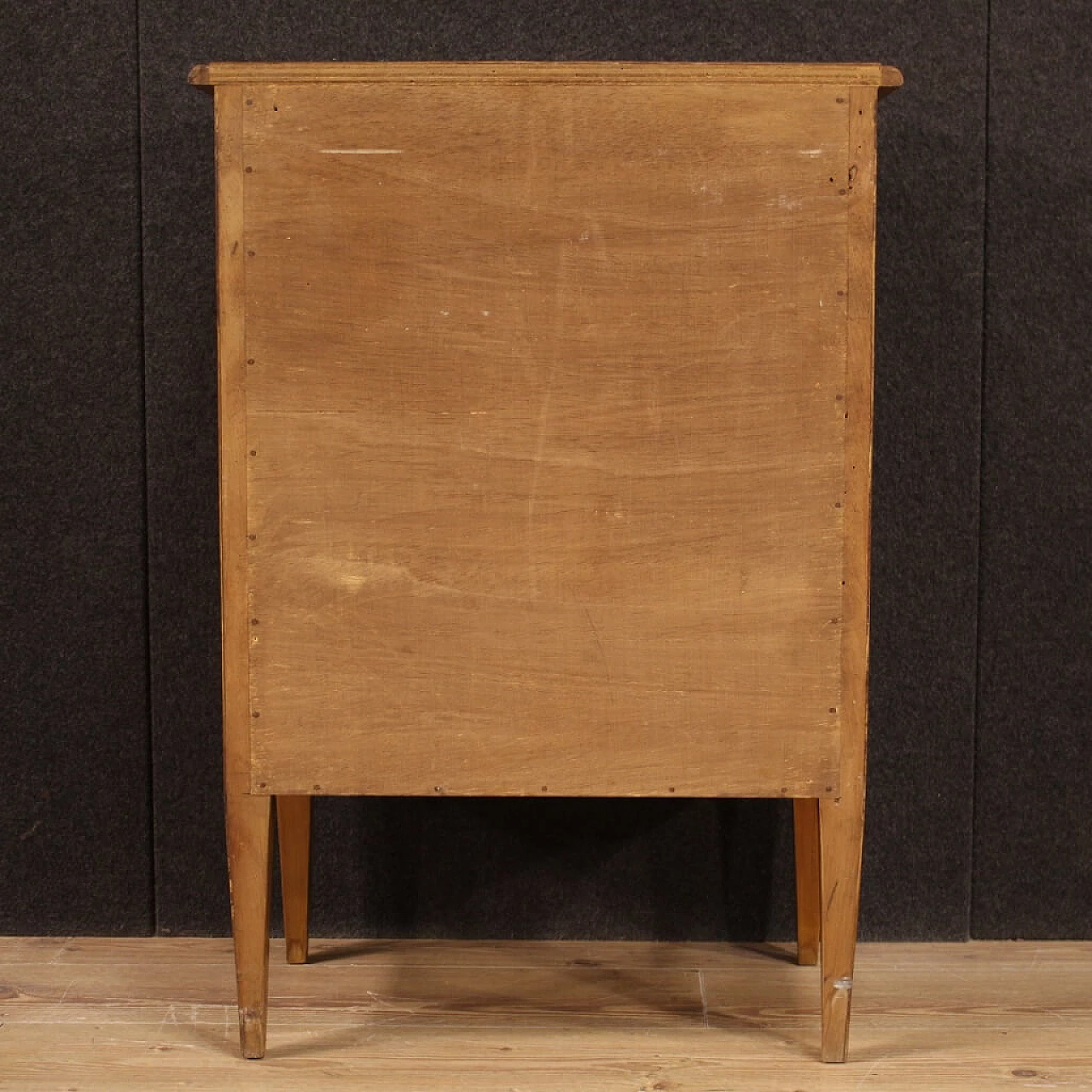 Credenza italiana in legno intarsiato in stile Luigi XVI 1220450