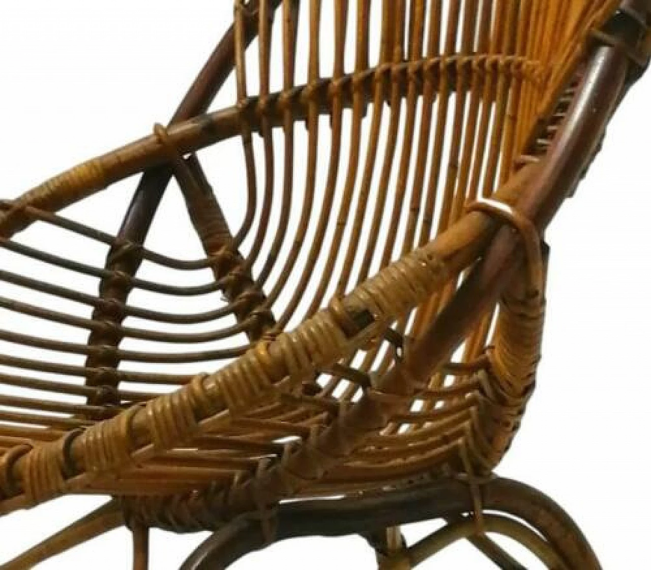 Bamboo armchair by Bonacina, 1960s 1220581