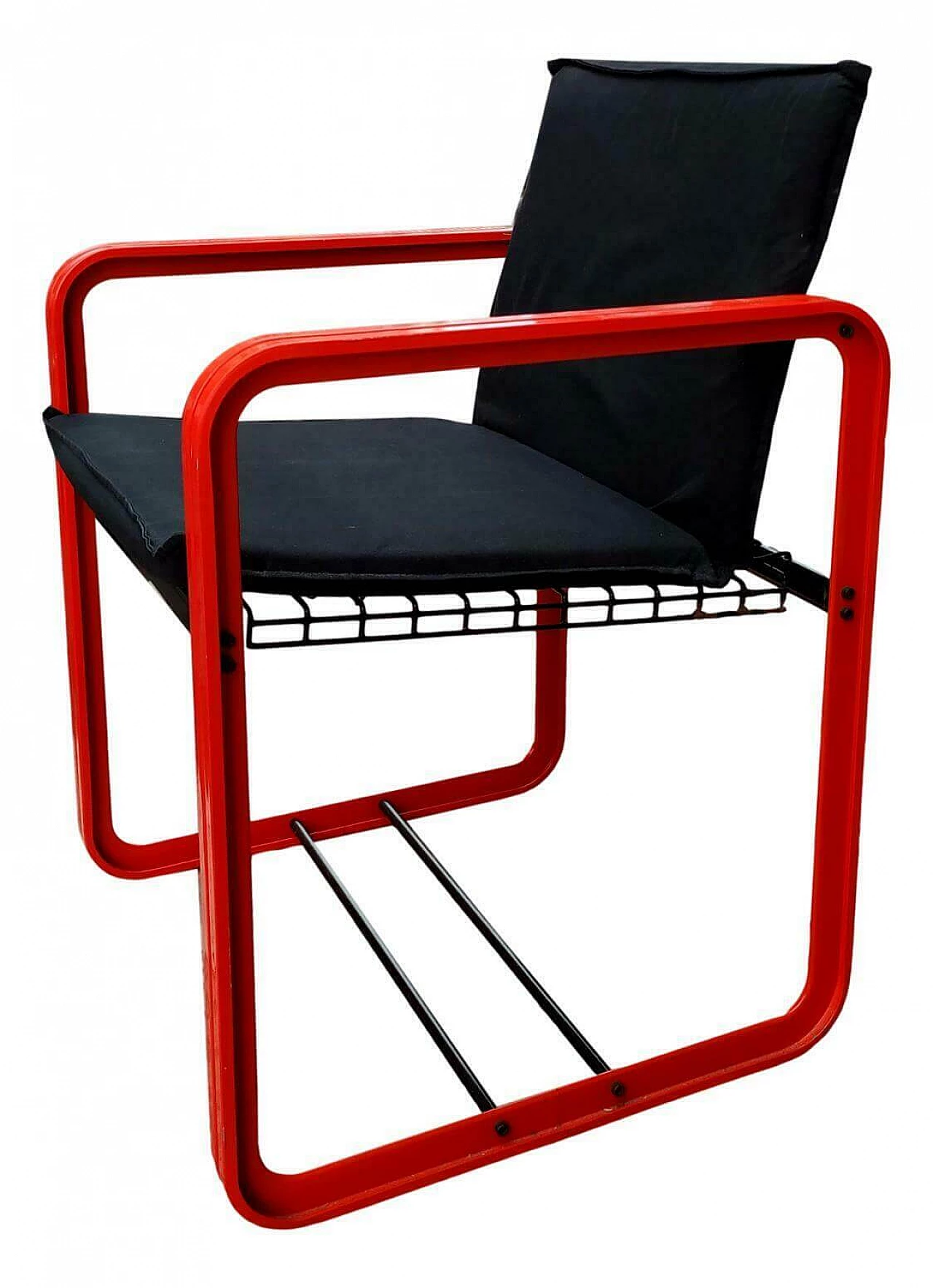 Quadra armchair by Gigante Zambusi and Boccato for Seccose, 80s 1220587