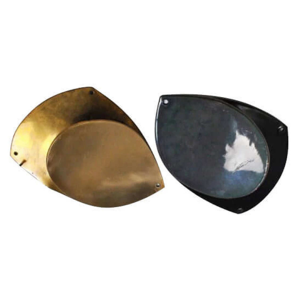 Pair of brass handles, 60s 1220686