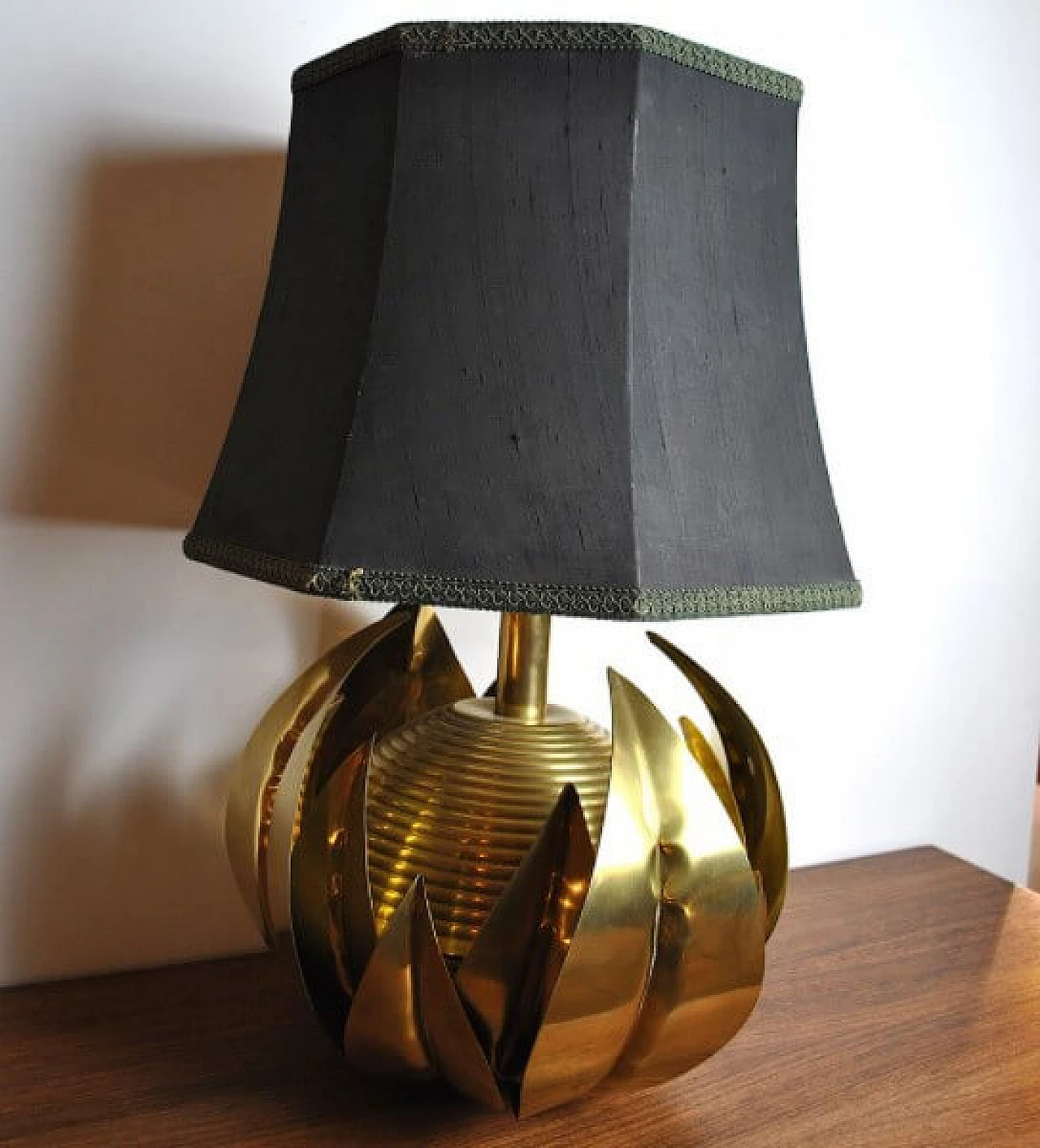 Table lamp in brass, 60s 1221112
