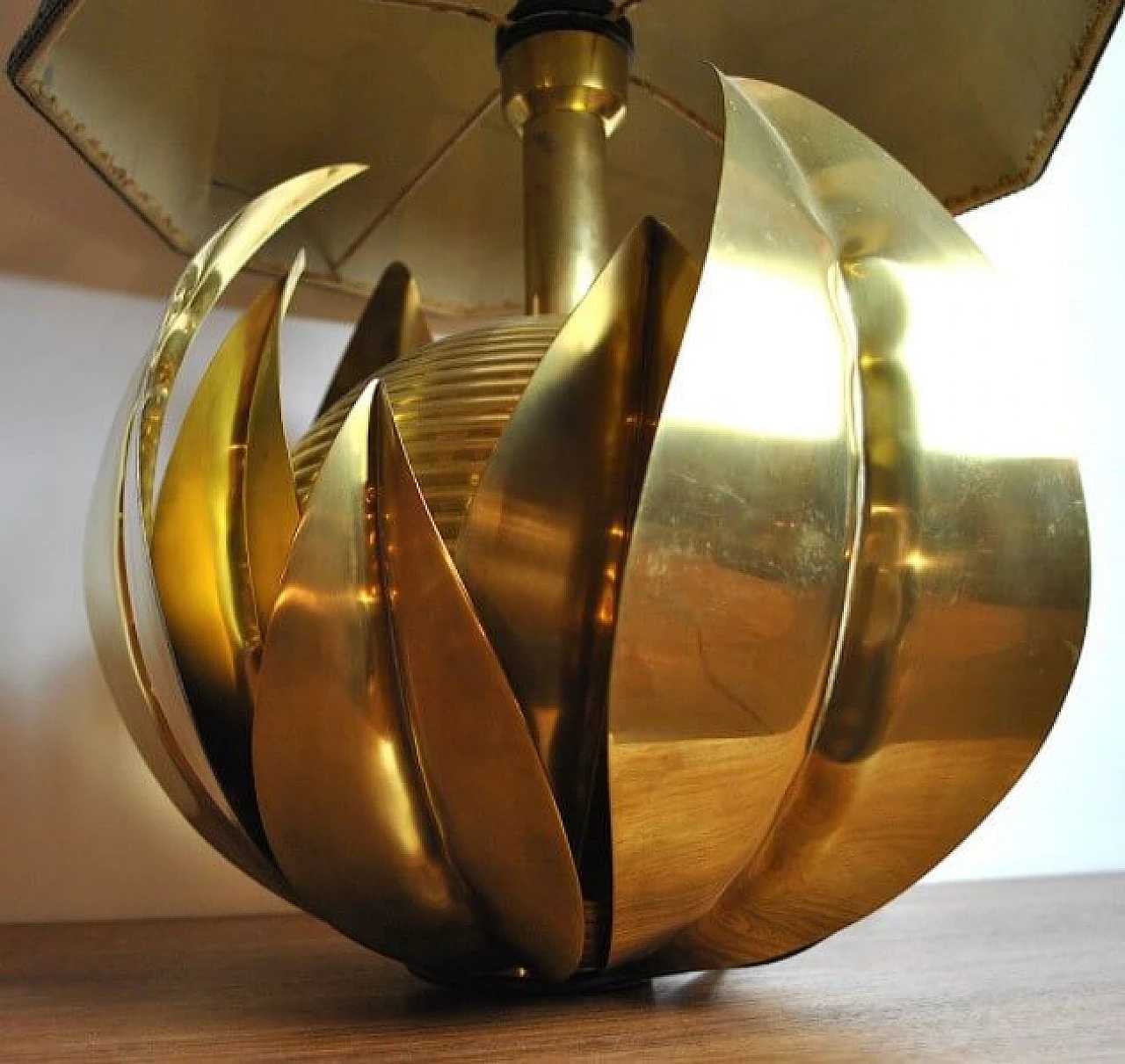 Table lamp in brass, 60s 1221116