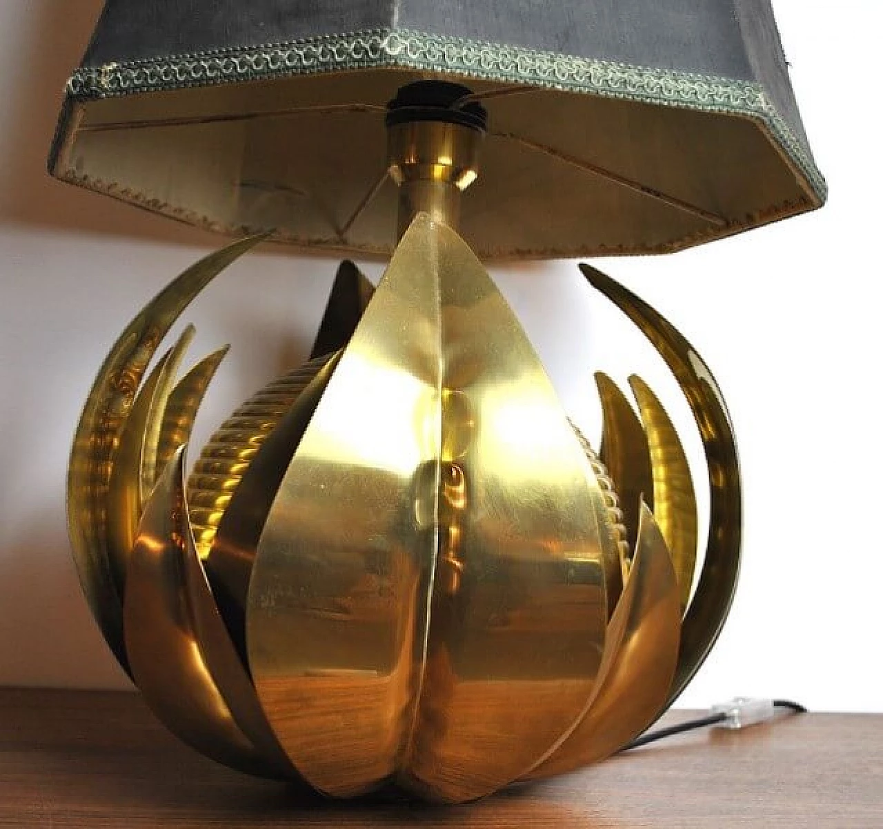 Table lamp in brass, 60s 1221117