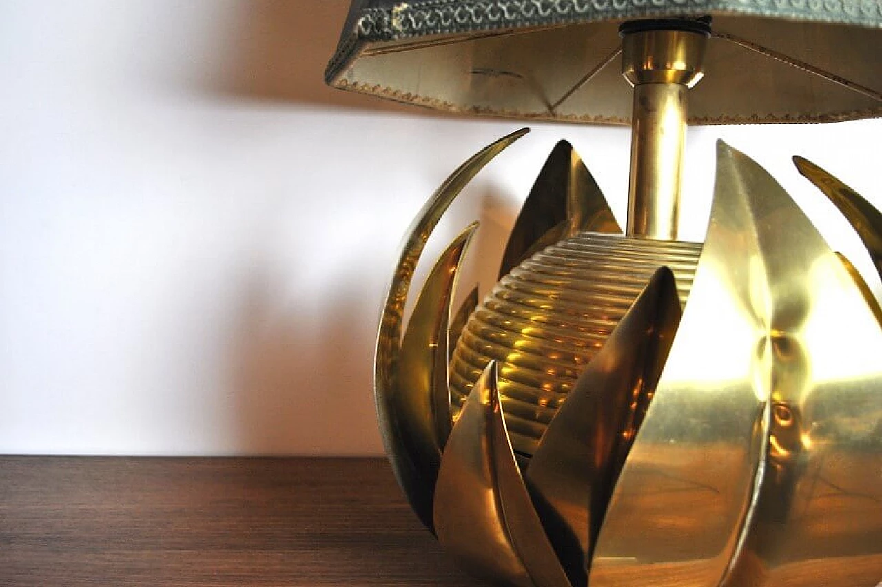 Table lamp in brass, 60s 1221119