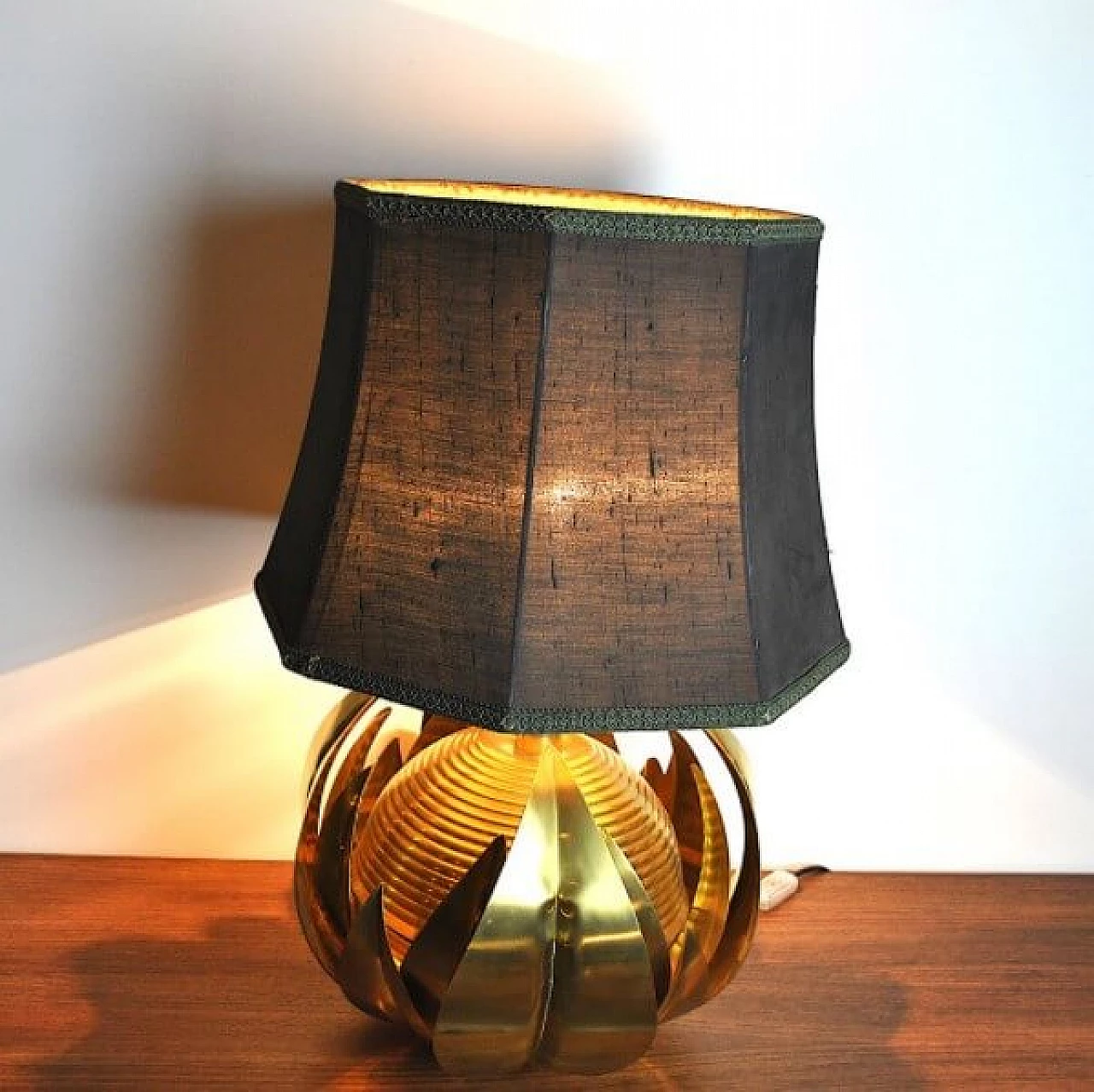Table lamp in brass, 60s 1221121