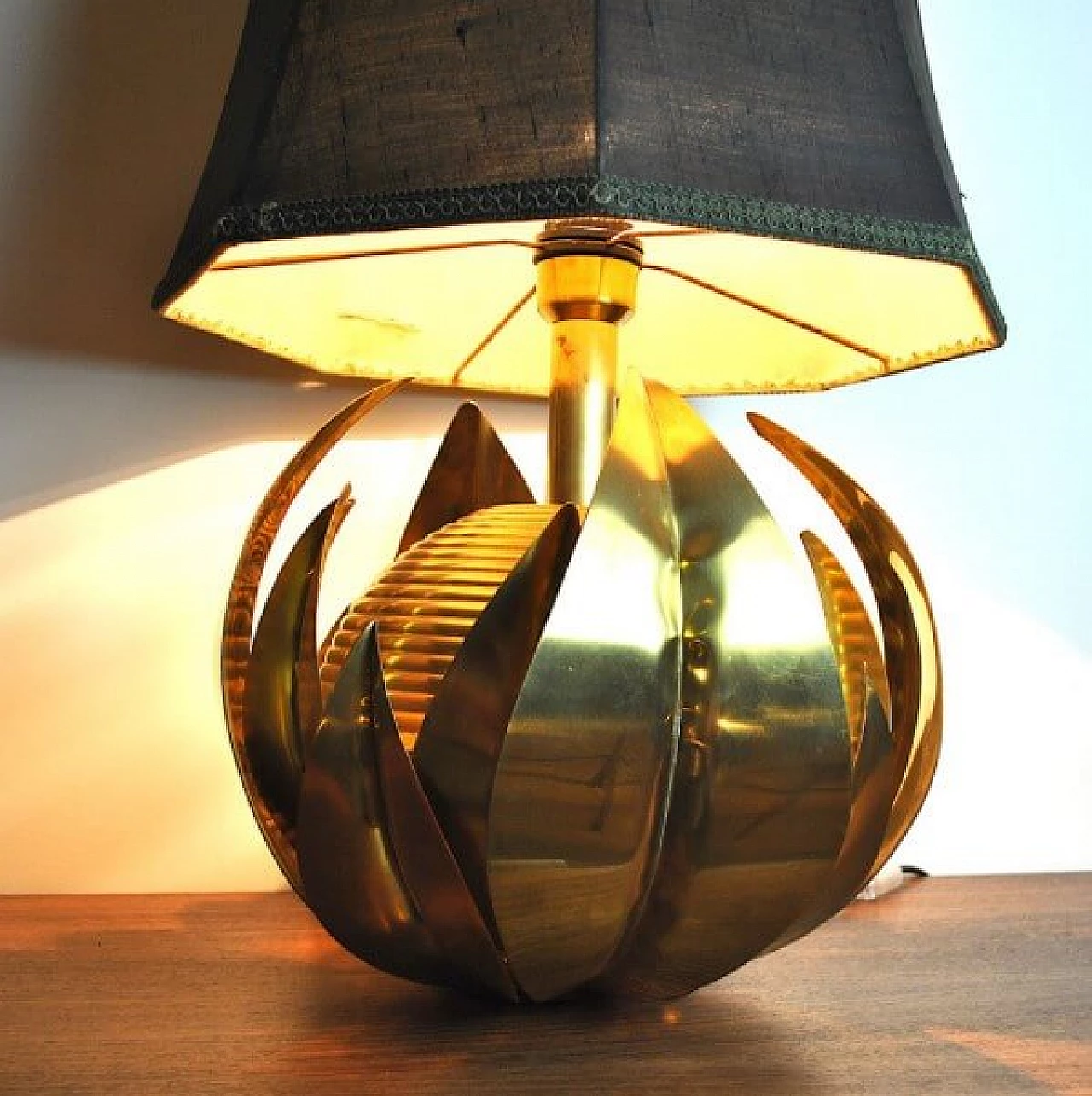 Table lamp in brass, 60s 1221123