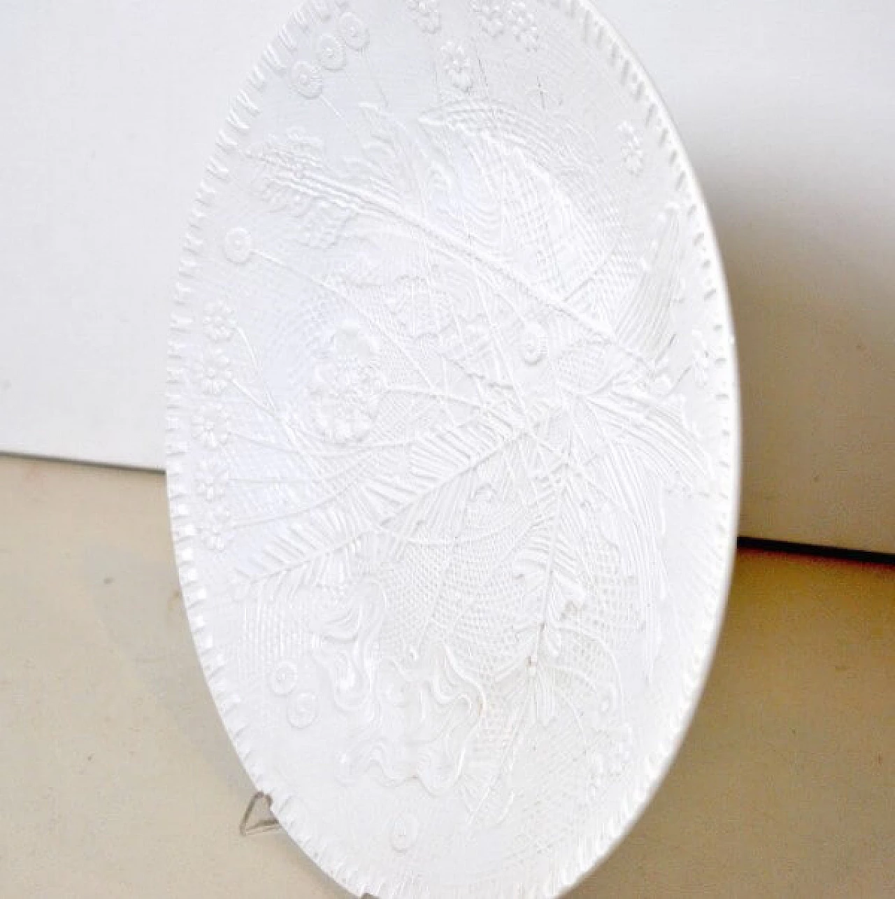 Ceramic plate with engraved pattern by Rosenthal, 50s 1221145
