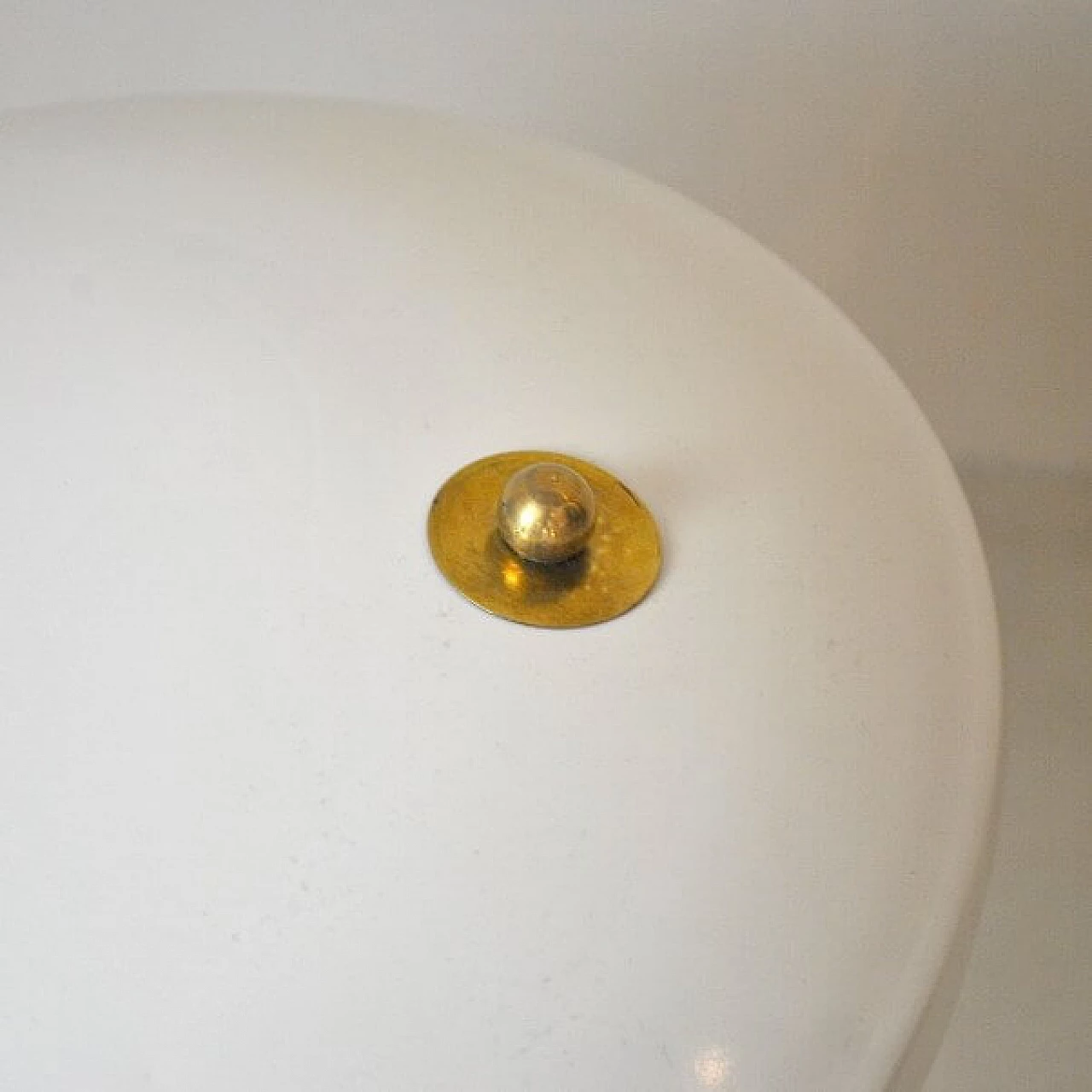 Table lamp in aluminum and brass, 50s 1221251