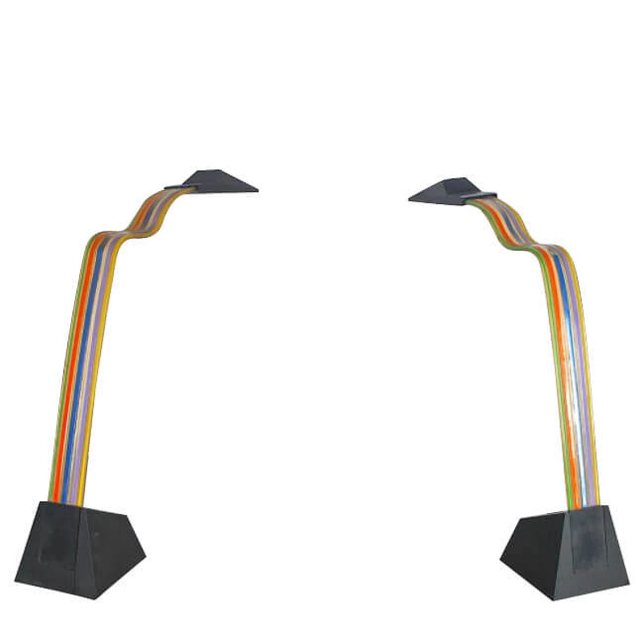 Pair of Alberto table lamps by Fraser Sim for Stilnovo, 80s 1221603