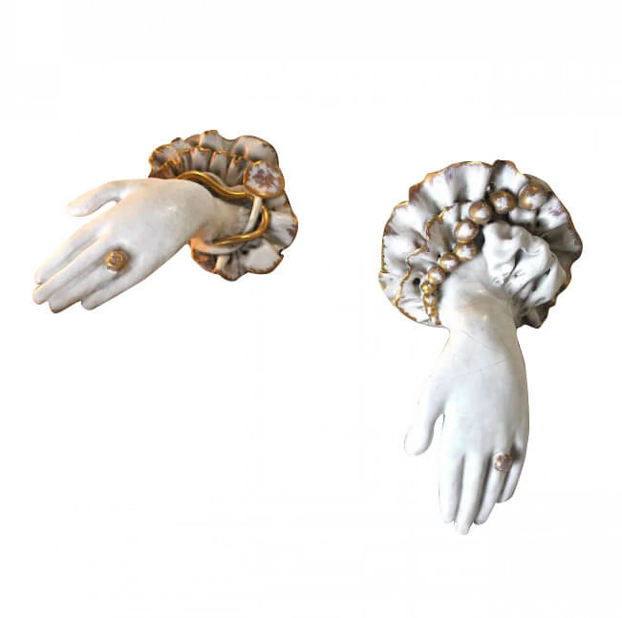 Pair of Art Deco ceramic sculptures, 30s 1221605