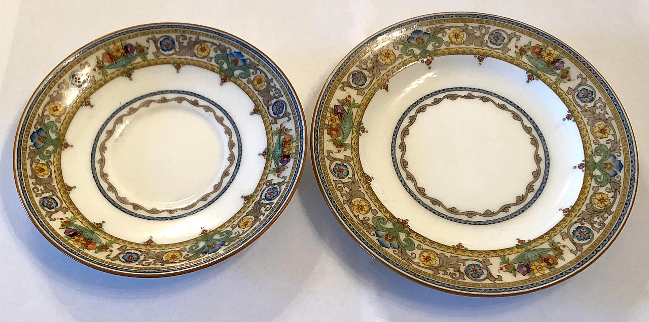 Servizio da 6 di tazze da te, piattino e altri 6 piattini di Minton Plymouth, anni '50 1221652