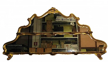 Rococo style gilded mirror, 50s