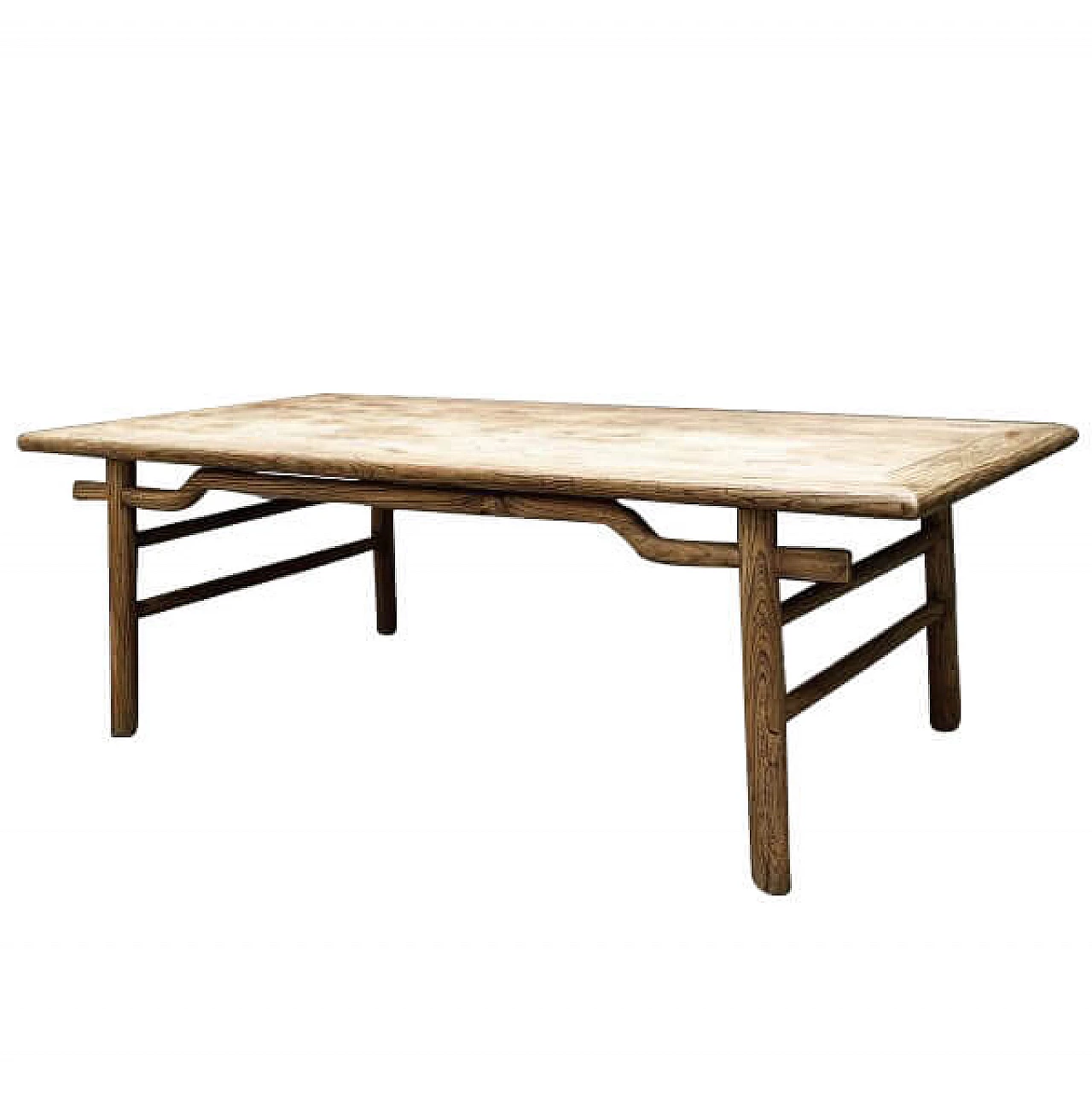 Tavolo rettangolare in legno di frassino sbiancato, anni '60 1221661