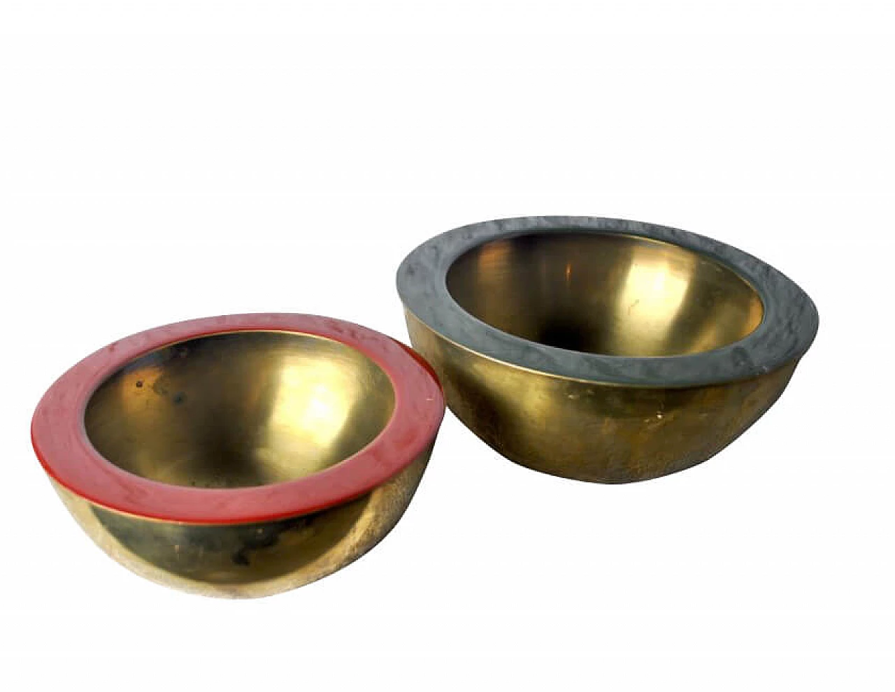 Pair of brass bowls, 60s 1221854