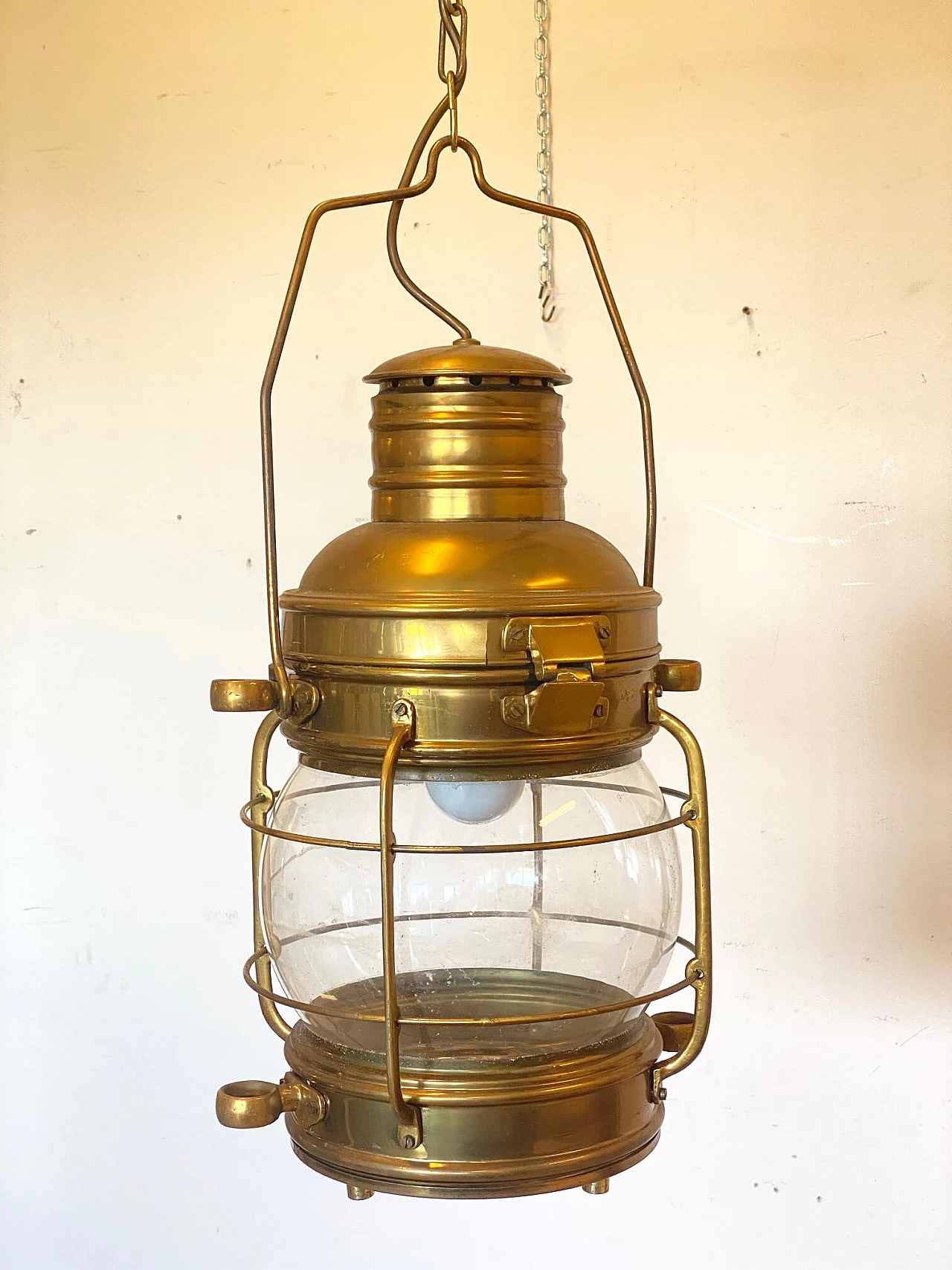 Lanterna navale in bronzo, anni '60 1222411