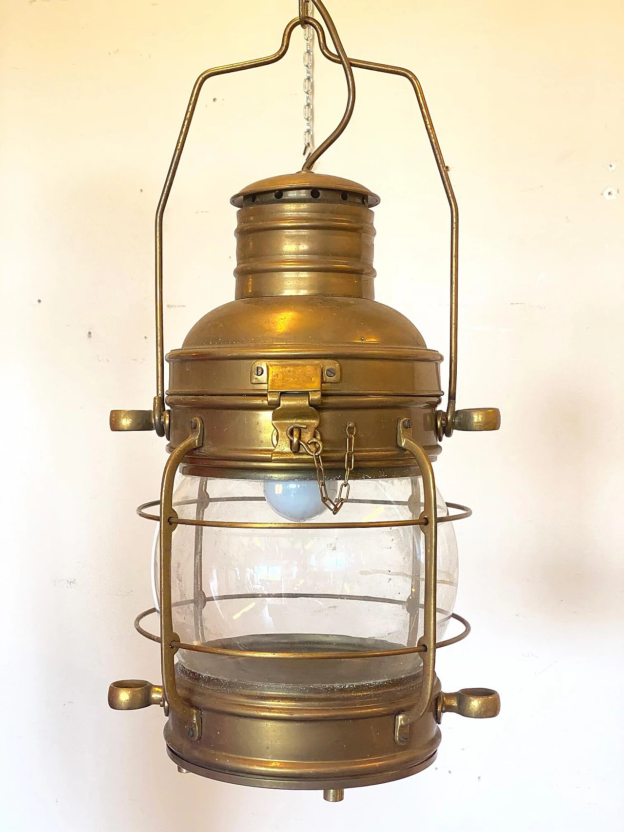 Lanterna navale in bronzo, anni '60 1222413