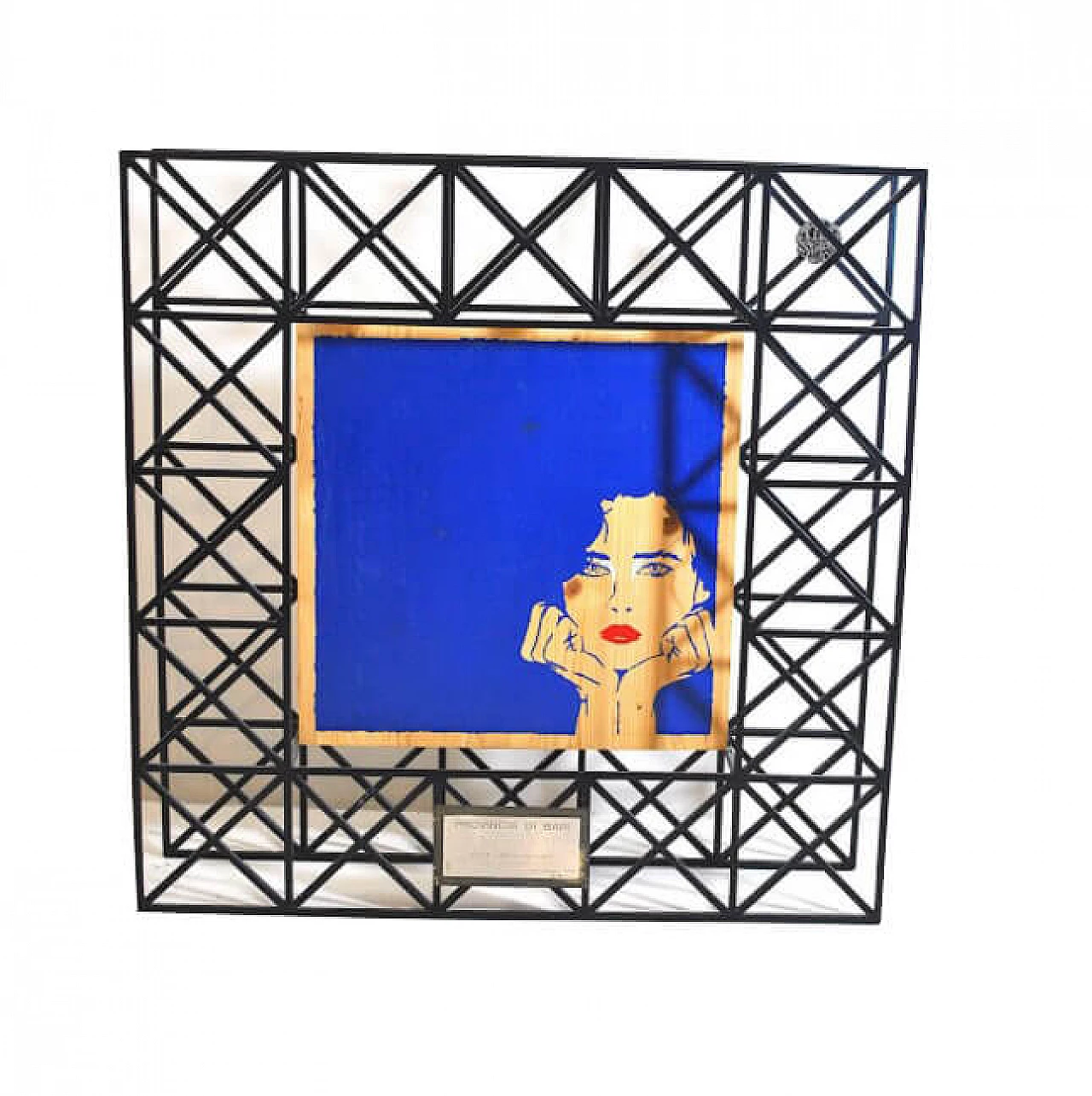 Iron frame by Kies Studios, 80s 1222771