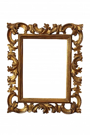 Wood and gilded plaster frame, 19th century