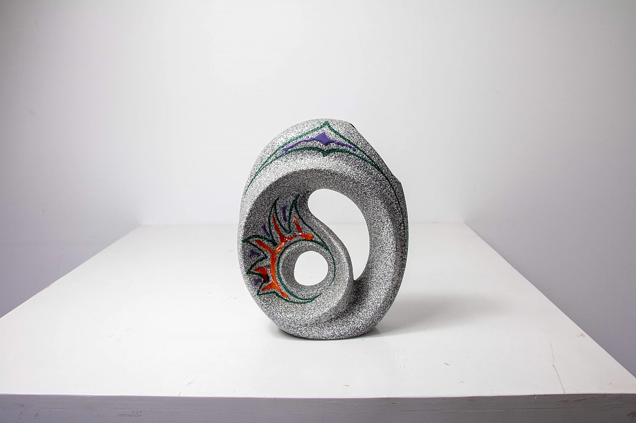 Ceramic vase by Roberto Rigon, 1970s 1223747