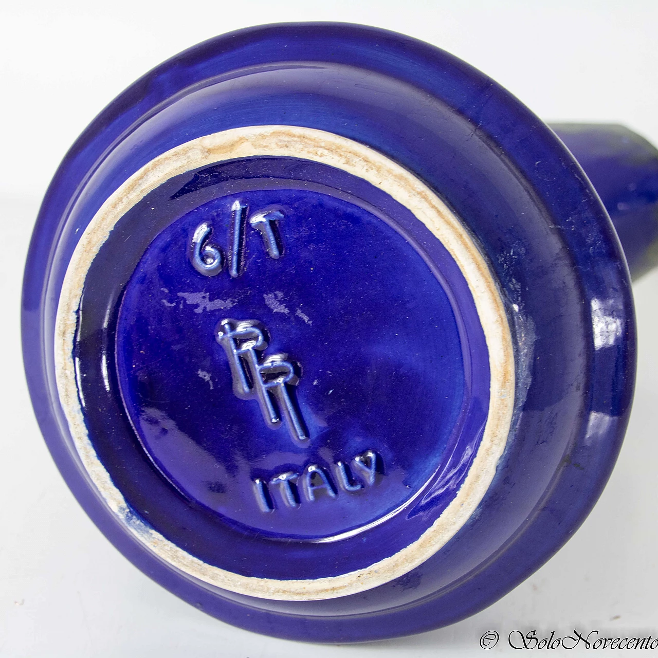 Glazed ceramic pitcher by Roberto Rigon, 1960s 1223936