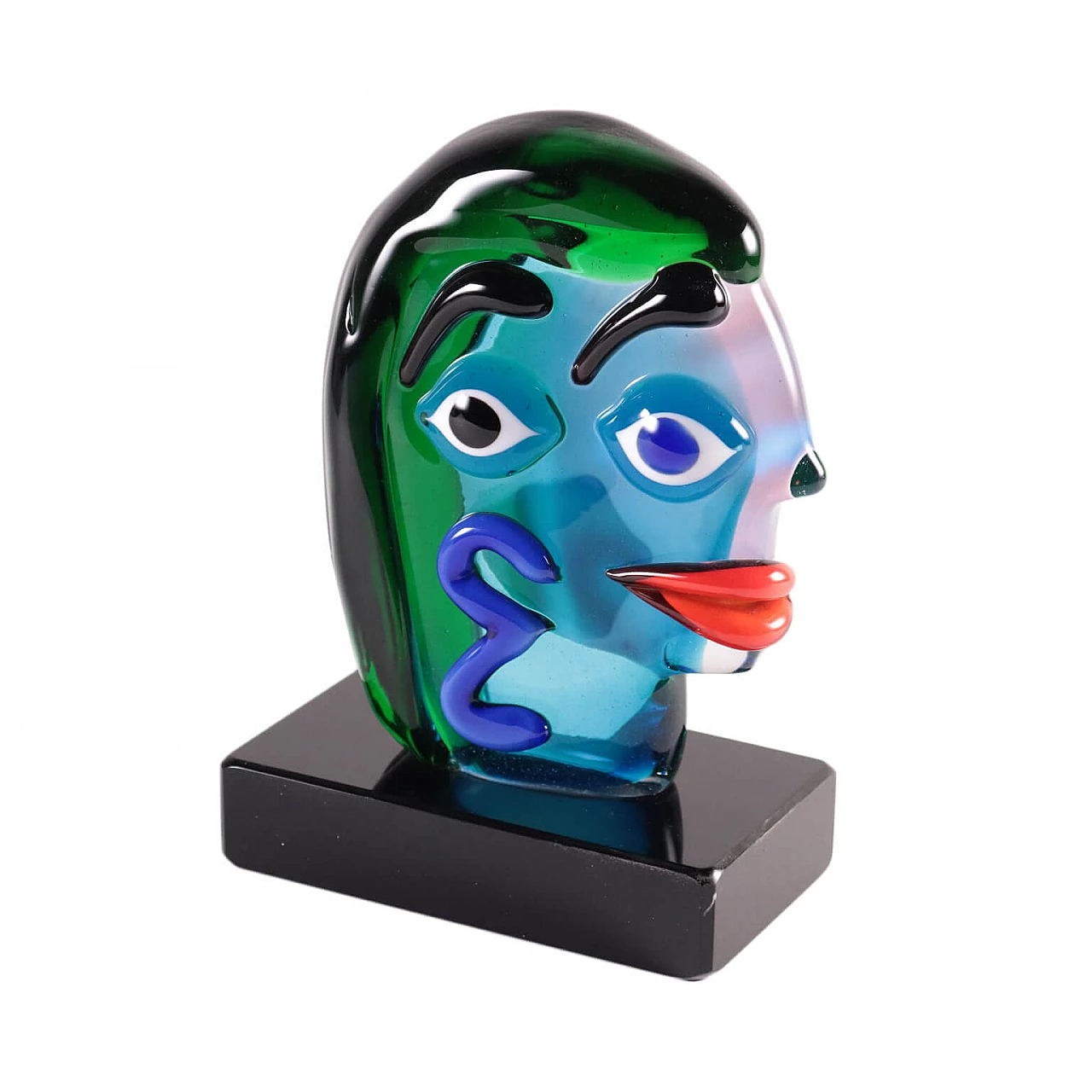 Face sculpture in Murano glass by Galleria Magenta 1224048
