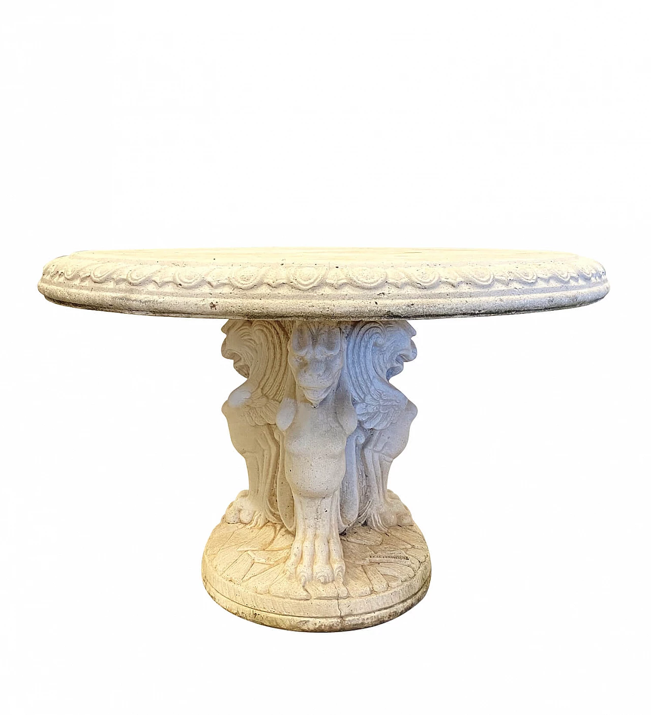 Tavolo da giardino in cemento, anni '70 1224620