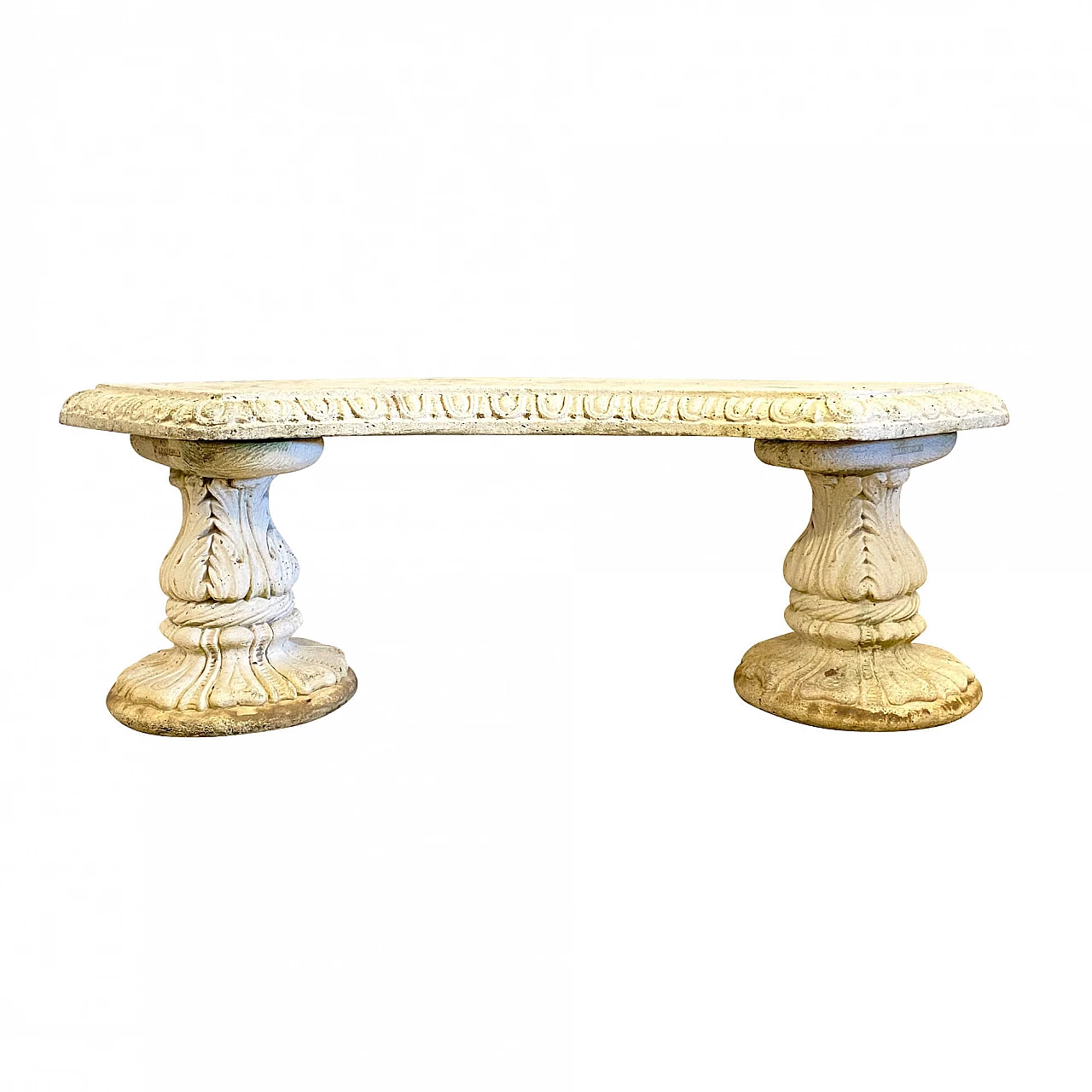 Panca da giardino in cemento, anni '70 1224622