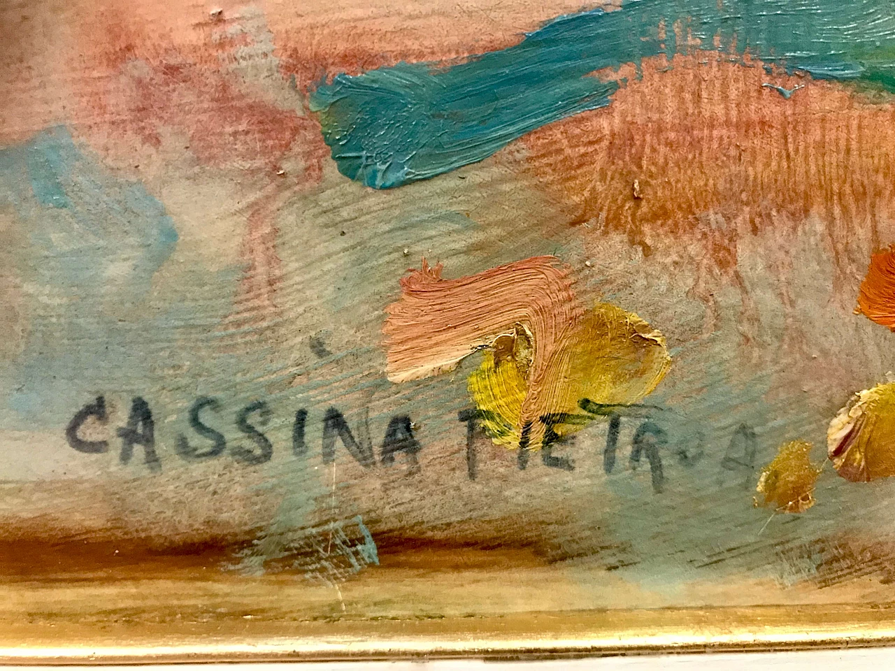 Set of 3 paintings on wood signed by Pietro Augusto Cassina (1913-1999) 1224990